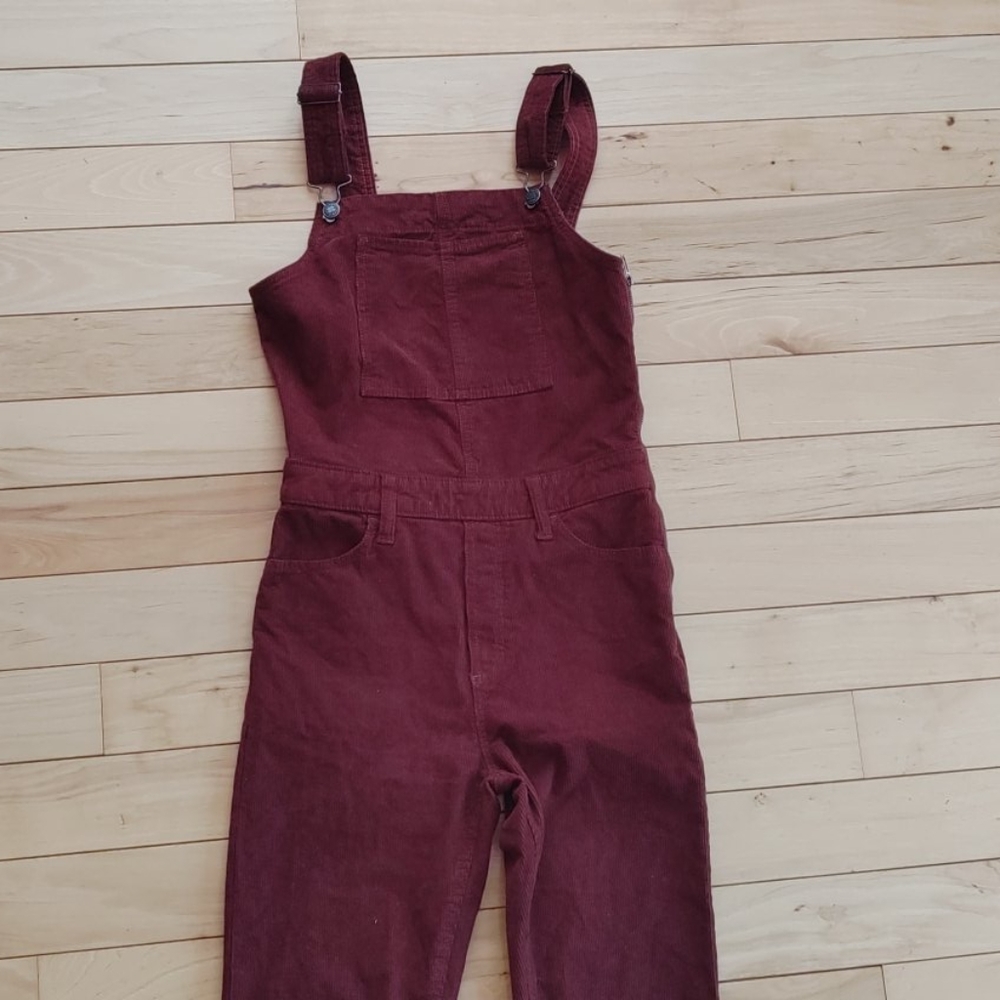 Lucky Brand corduroy overalls flare